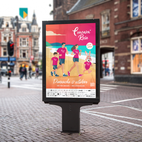 Street Billboard PSD MockUp 4